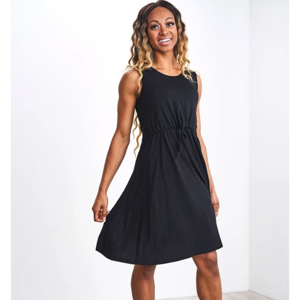 Latched Mama Sleeveless Drawstring Dress